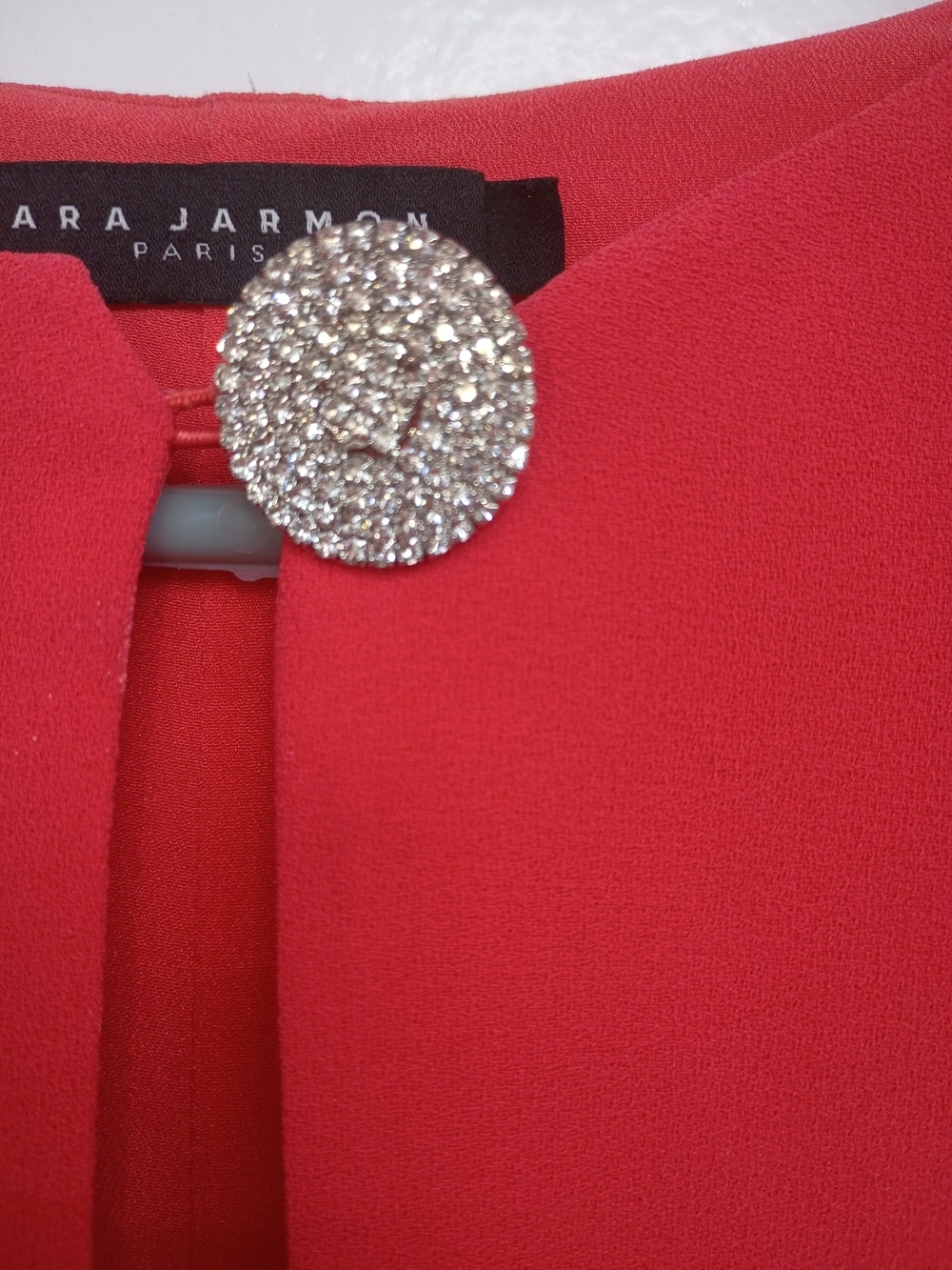 Tara Jarmon Coral Pink Bell-Sleeve Shift Dress - Picture 4 of 11